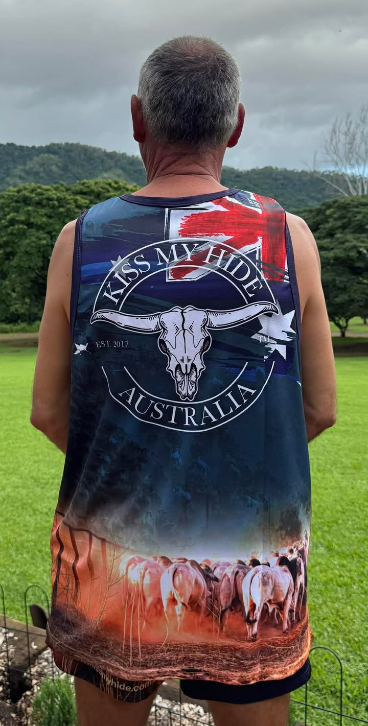 Adult "CATTLE" Design Singlet