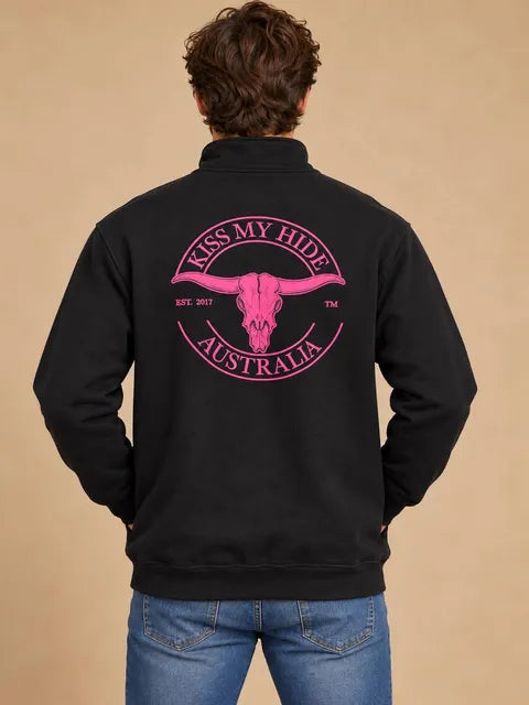 KMH Half Zip Jumper - Pink