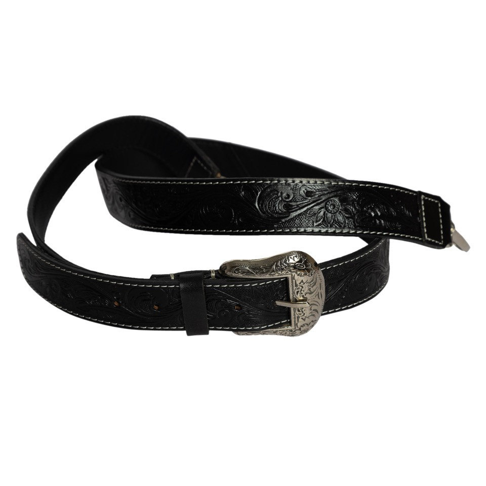 Annalise – Genuine Leather Adjustable Bag Strap w/- Western Buckle