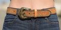 Belinda – Women’s Genuine Tooled Leather Belt