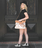 Cara – Genuine Cowhide and Tooled Leather Bag