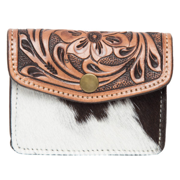 Chile – Genuine Cowhide and Tooled Leather Coin Purse