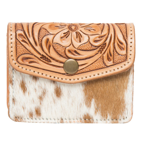 Chile – Genuine Cowhide and Tooled Leather Coin Purse