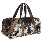 Bella – Genuine Leather Cowhide Duffel Bag