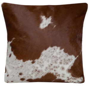 Single Panel Cowhide Cushion Cover