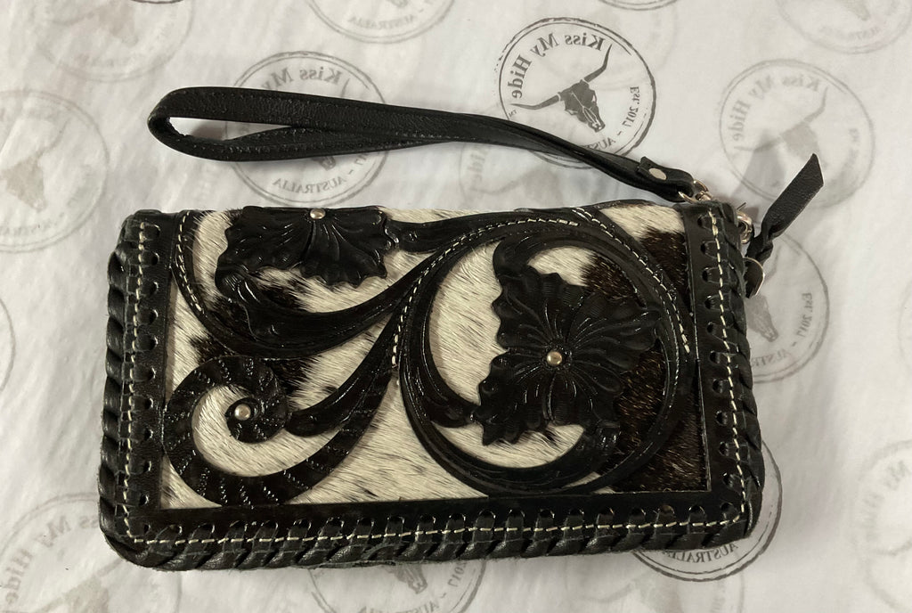 Marsala – Genuine Cowhide and Leather Inlay Wallet