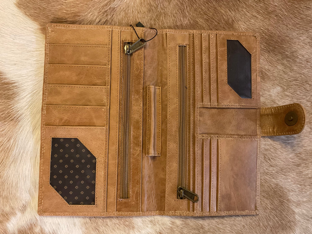 Rochester – Genuine Cowhide Leather Travel Wallet Australia