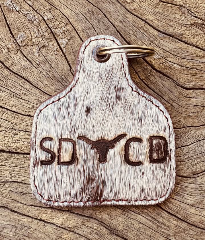 Cowhide "Cattle Ear" Tag
