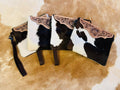 Cossy – Genuine Tooled Leather and Cowhide Clutch