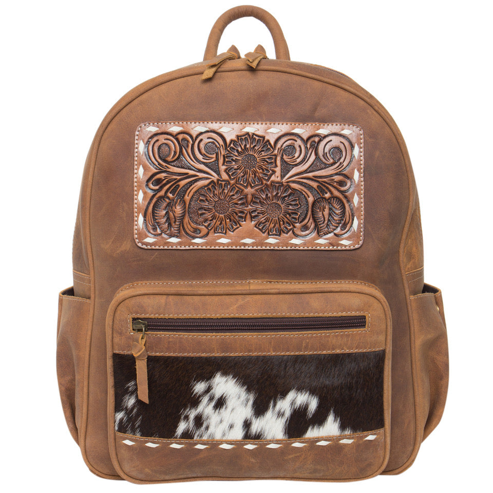 Antique – Genuine Cowhide and Leather Backpack