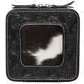 Joy - Genuine Tooled Leather and Cowhide Jewellery Box