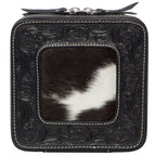 Joy - Genuine Tooled Leather and Cowhide Jewellery Box