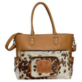 Trina – Genuine Leather and Cowhide Nappy Bag