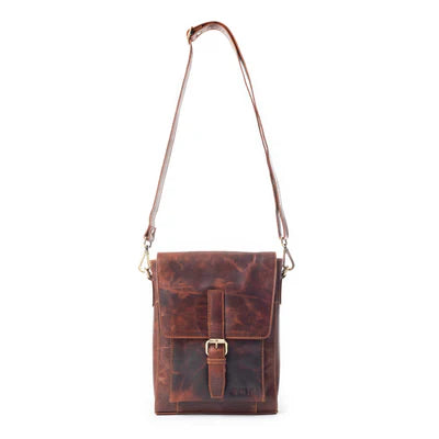 Desmona Peak – Genuine Leather Messenger Crossbody Bag -