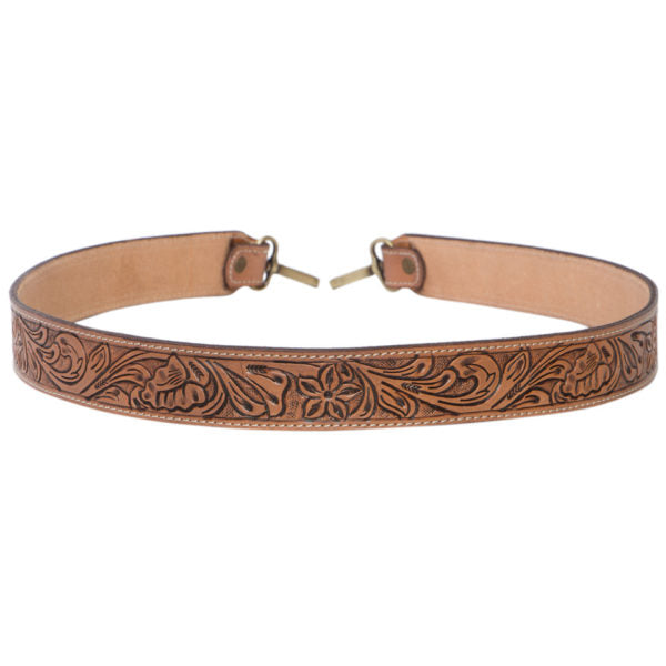 Beatrice – Genuine Tooled Leather Bag Strap