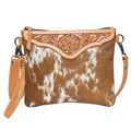 Kalvin – Genuine Tooled Leather and Cowhide Clutch