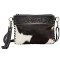 Val – Genuine Tooled Leather and Cowhide Clutch