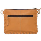 Val – Genuine Tooled Leather and Cowhide Clutch