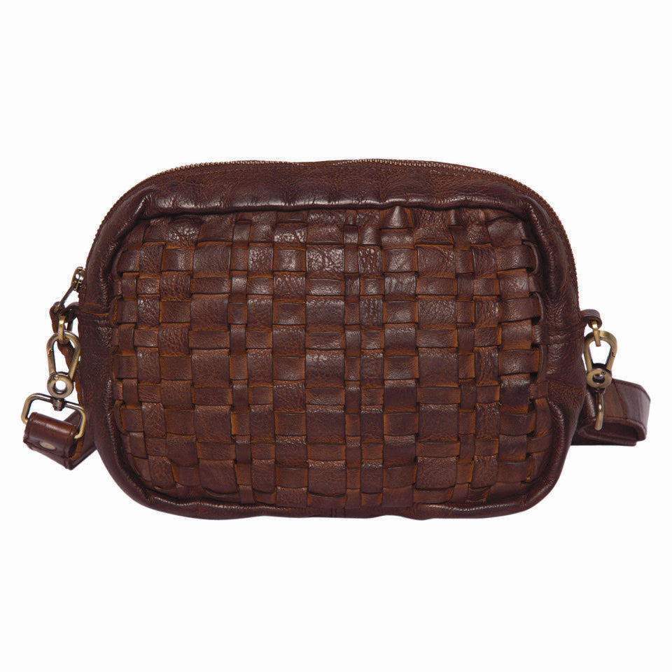 Waterford – Genuine Leather Woven Bag