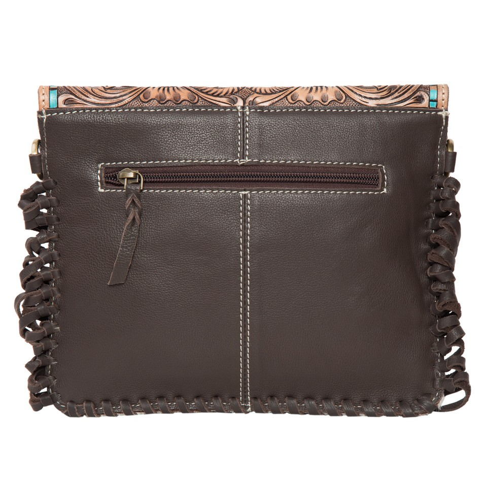 Luci – Genuine tooled Leather and Cowhide Bag