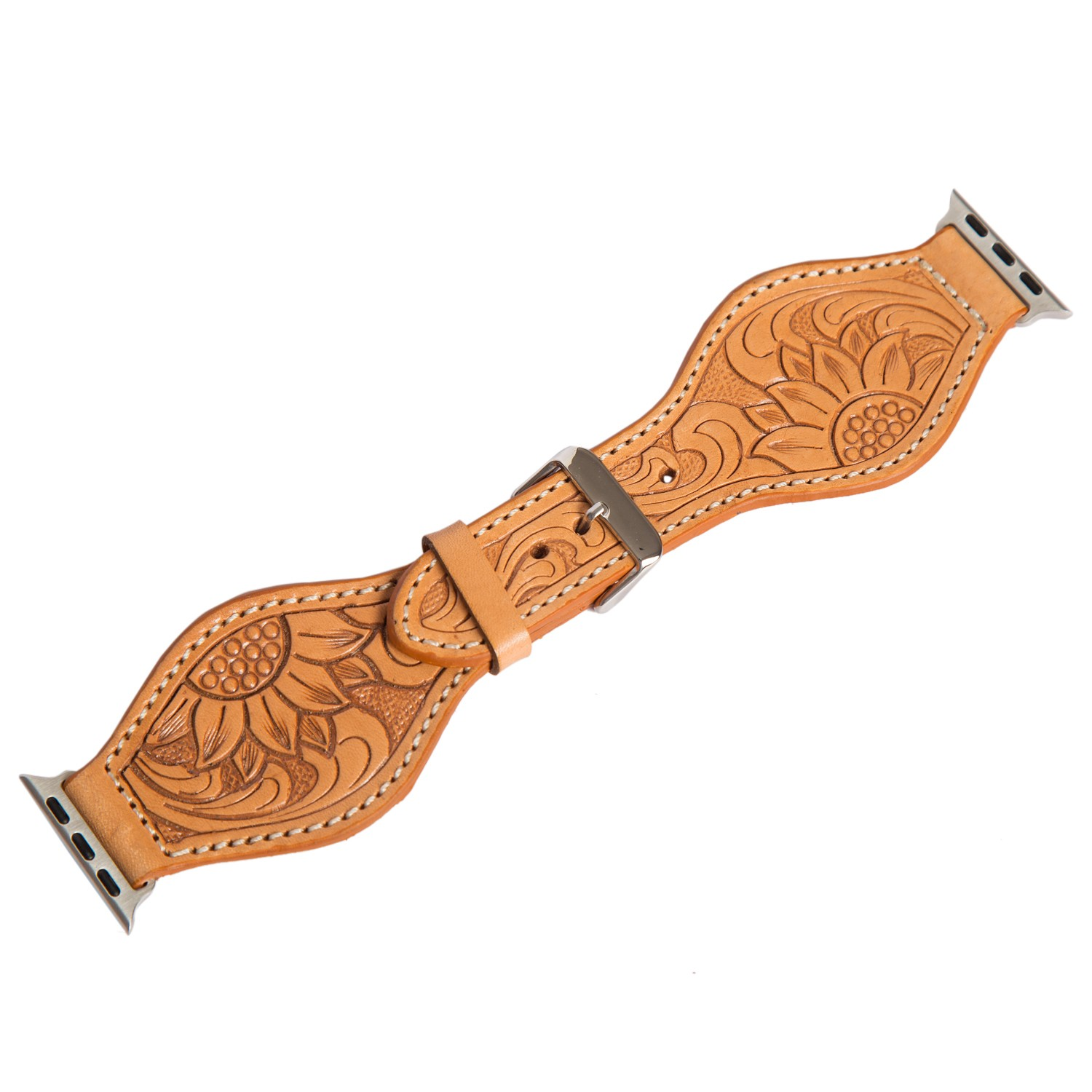Apple Round Leather Watch Band