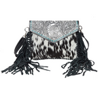 Luci – Genuine tooled Leather and Cowhide Bag