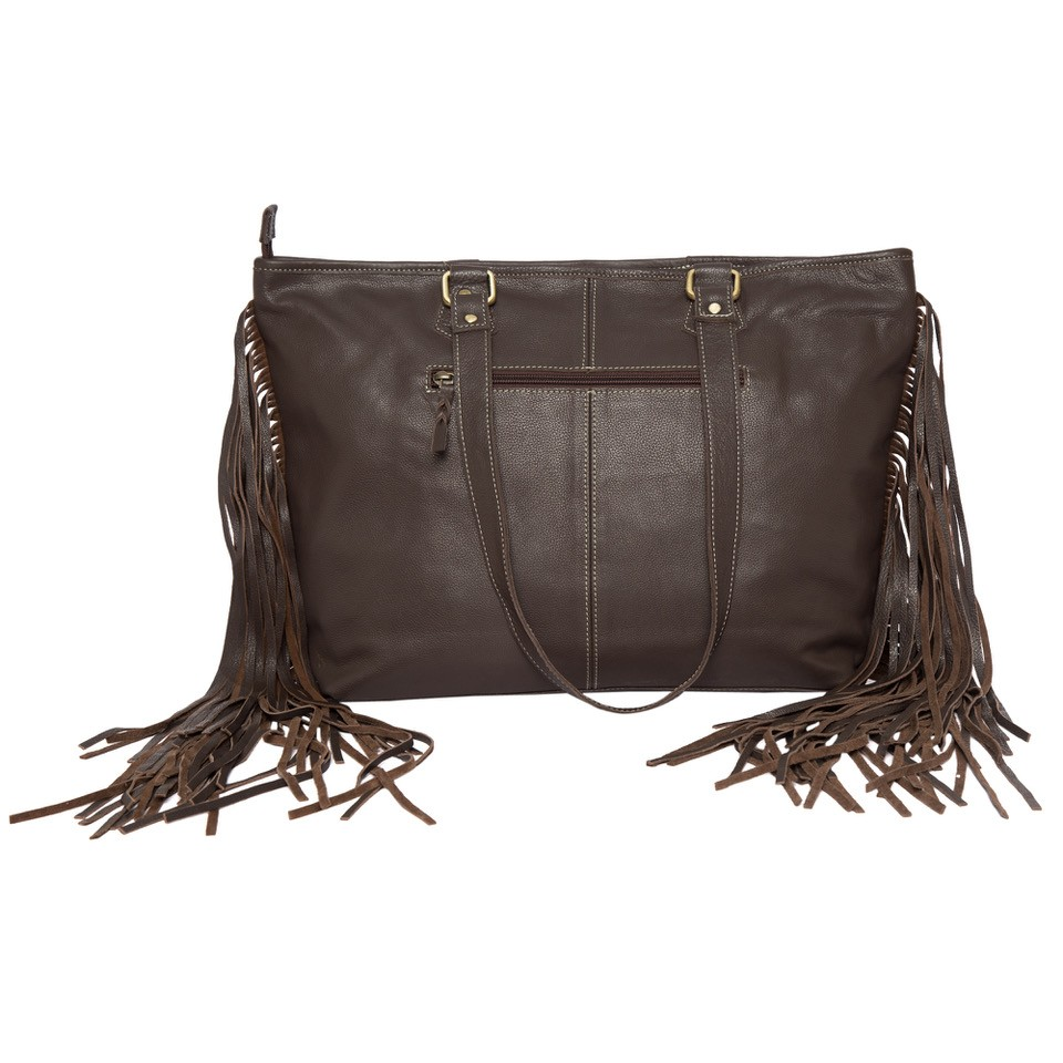 Elisa – Genuine Cowhide and Leather Tote Bag