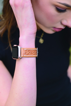Apple Tooled Leather Watch Band