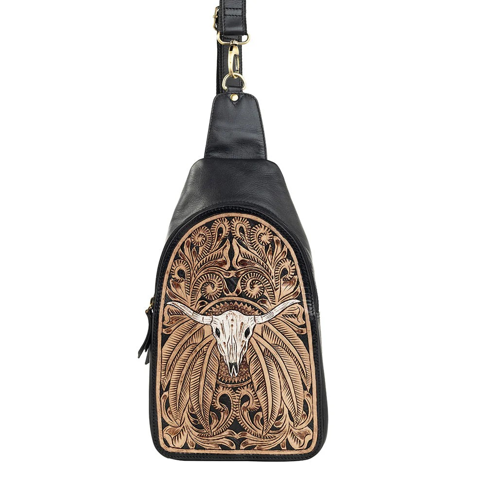 El Dirigir Mesa – Genuine Tooled Leather Backpack -