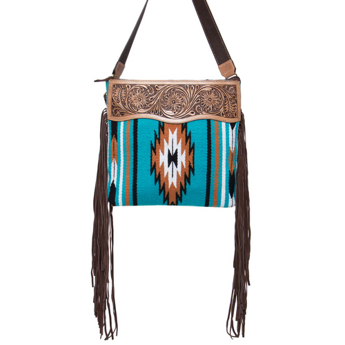 Anita – Genuine Leather and Saddle Blanket Bag