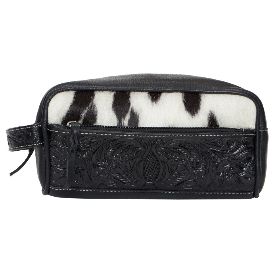 Abbey – Genuine Cowhide Leather Toiletry Bag Australia