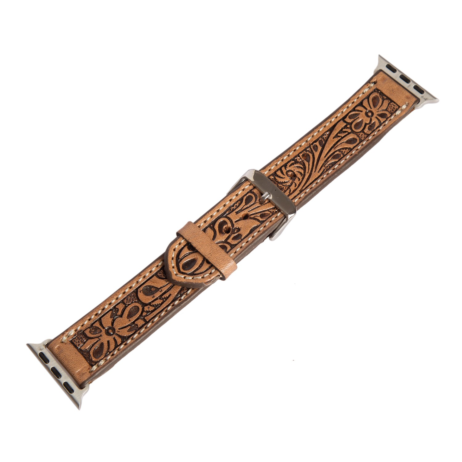 Apple Tooled Leather Watch Band