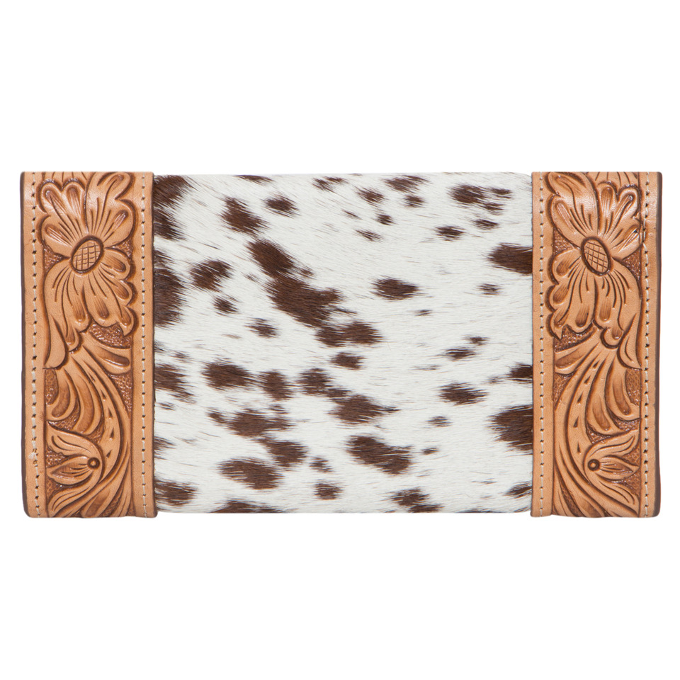 Honey – Genuine Tooled Leather Cowhide Wallet