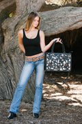 Sicily – Genuine Cowhide and Leather Inlay Bag