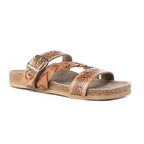 Dustbark - Durable Tooled Leather Country Work & Western  Sandals Australia