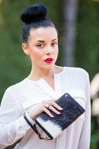 Tina – Genuine Leather and Cowhide Wallet