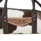 Rifle Gun Case - Genuine Cowhide and Tooled Leather