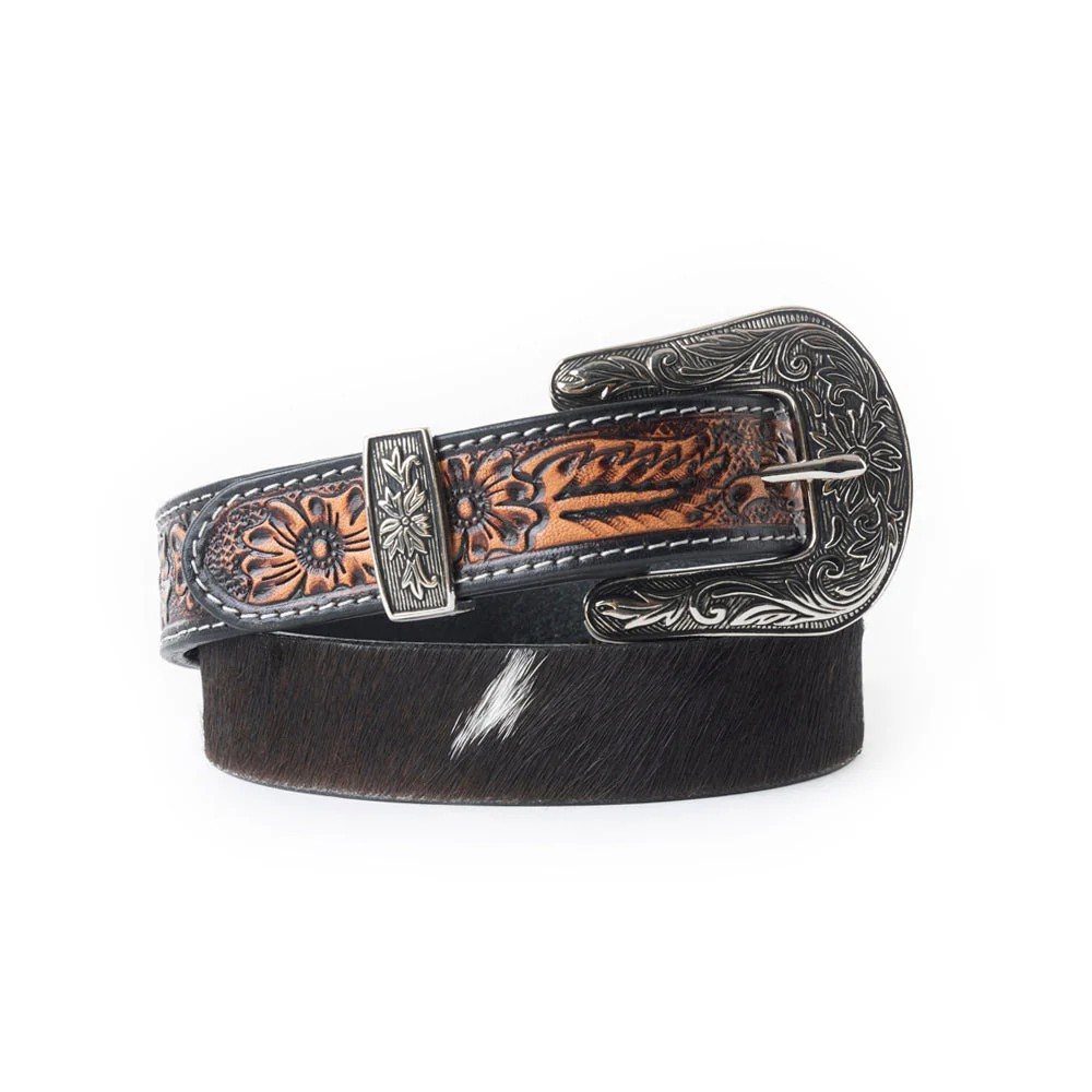 Jenson Hill – Genuine Cowhide and Tooled Leather Kid's Belt