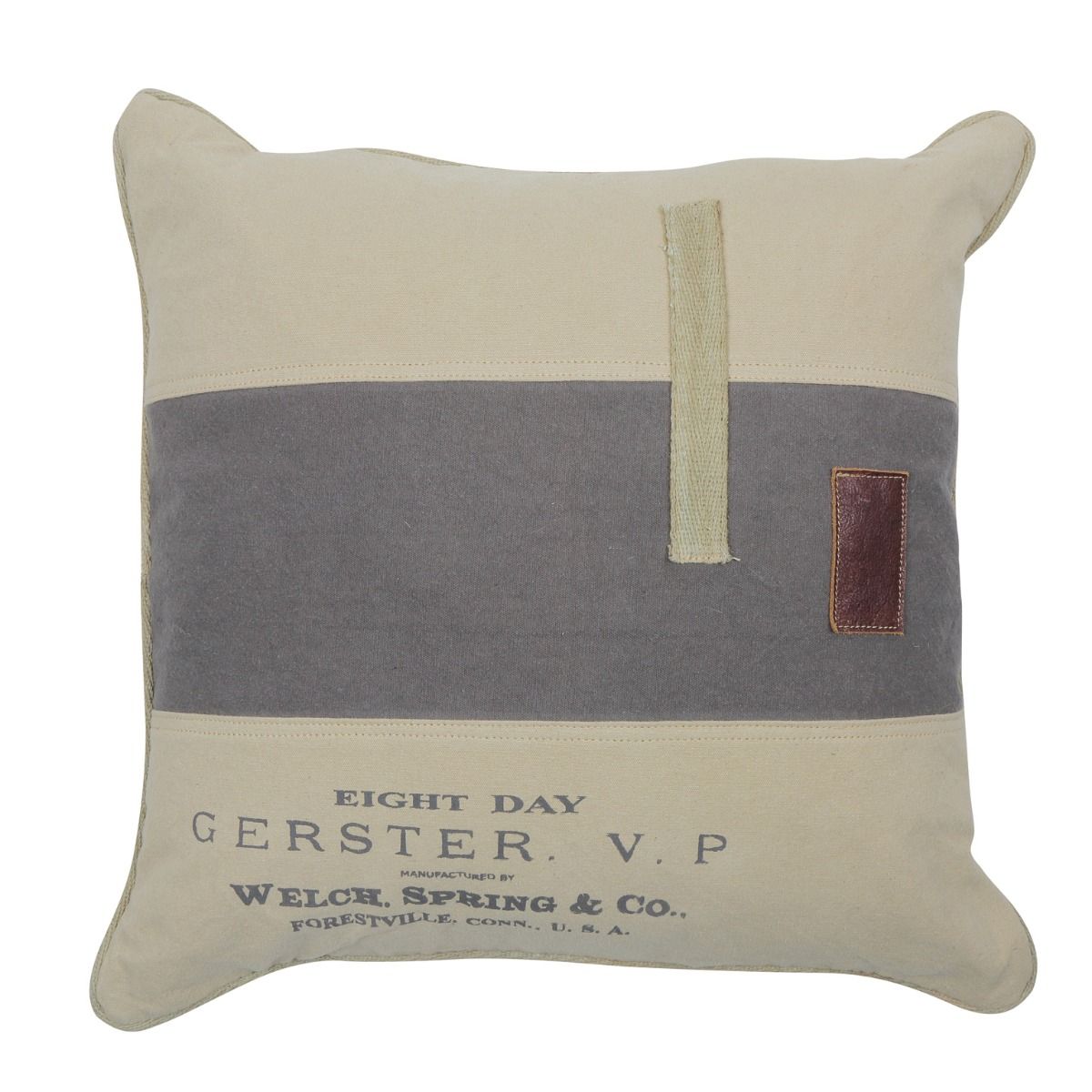 Grey Eve Canvas Cushion Cover