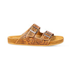 Darla - Durable Tooled Leather Country Work & Western Sandals Australia