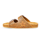 Darla - Durable Tooled Leather Country Work & Western Sandals Australia