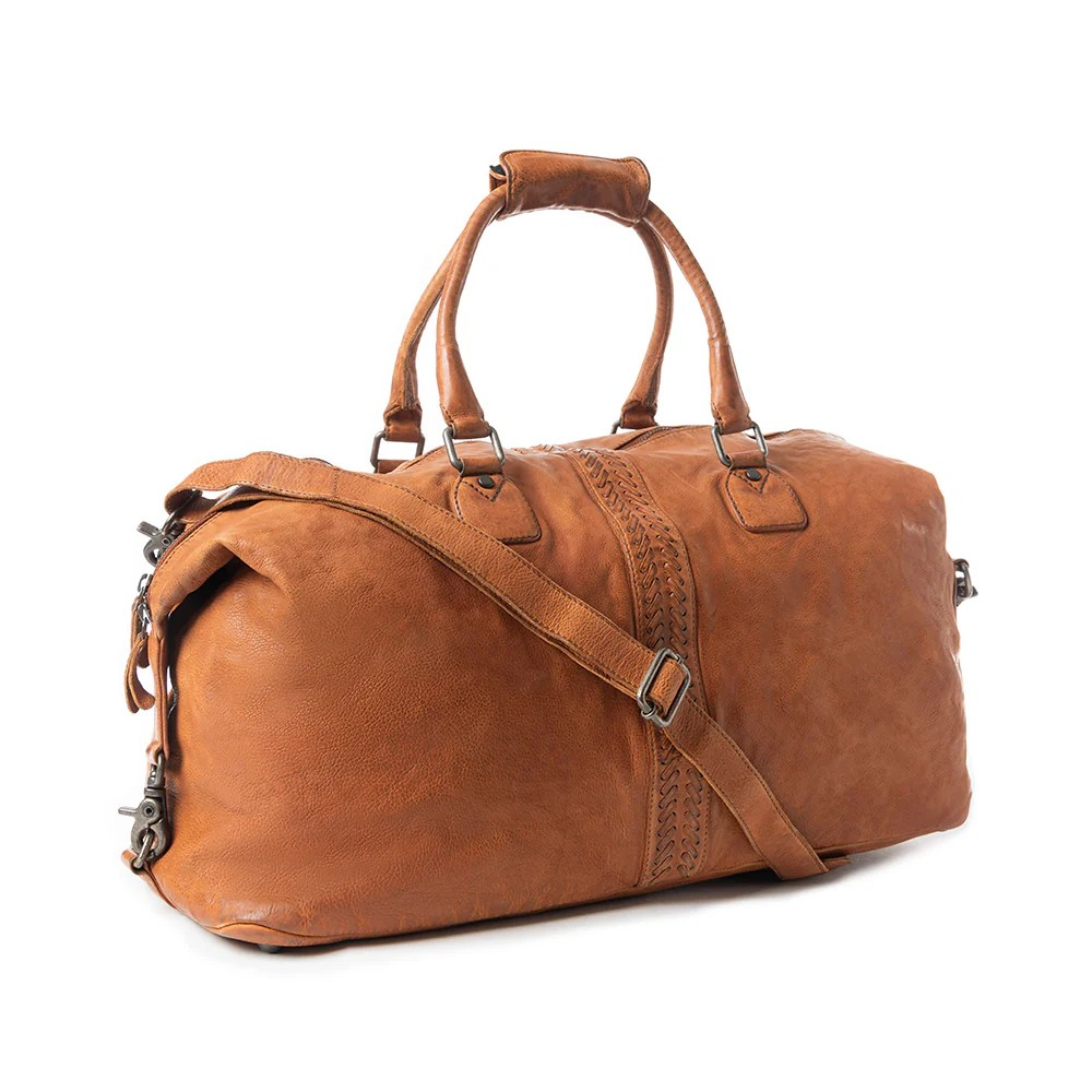 Prairie Wrangler – Genuine Leather Duffel Bag