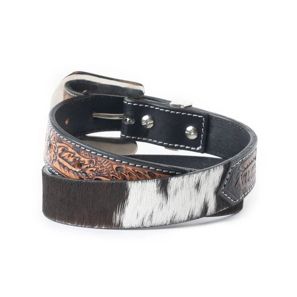 Jenson Hill – Genuine Cowhide and Tooled Leather Kid's Belt