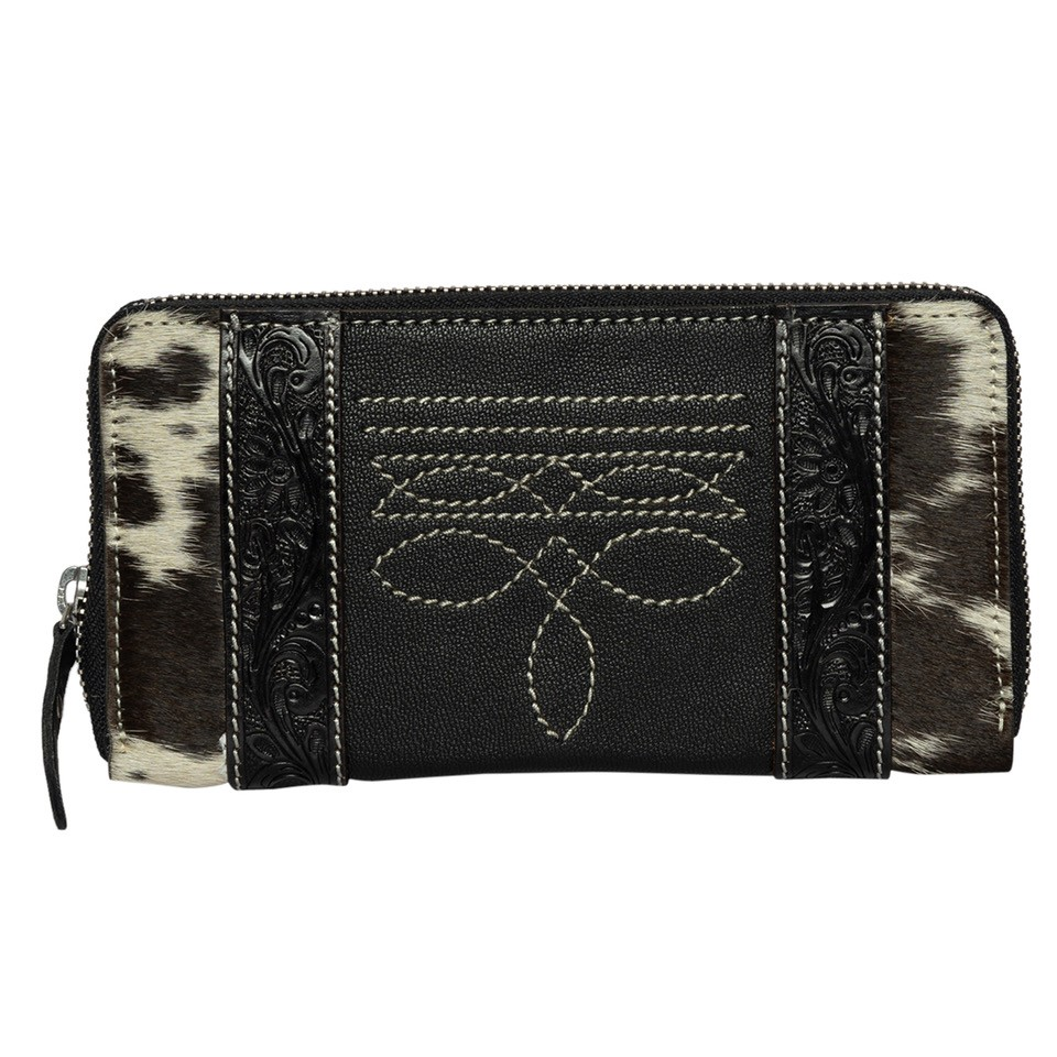 Moore – Genuine Cowhide and Leather Boot Stitch Wallet