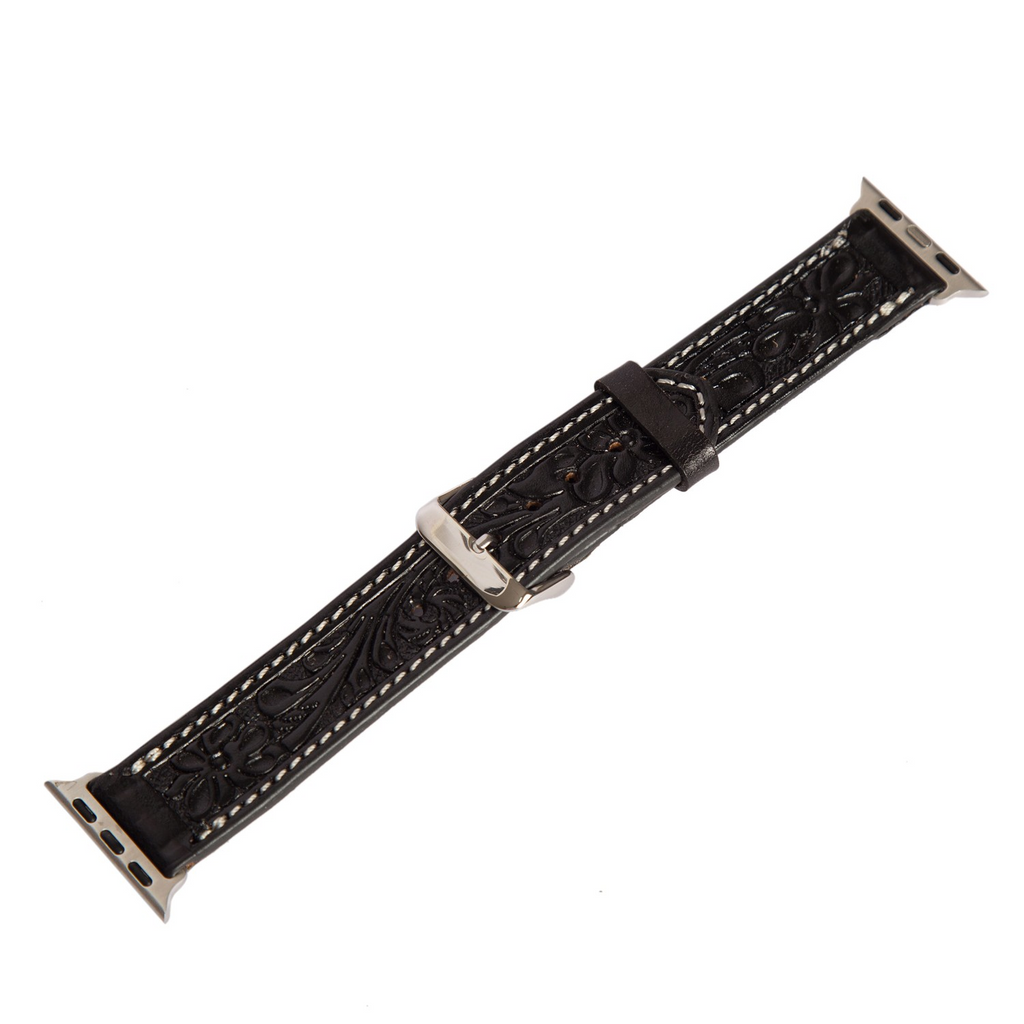 Apple Tooled Leather Watch Band