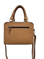 ORION - Tooled Leather Cowhide Boot Stitch Medium Bag