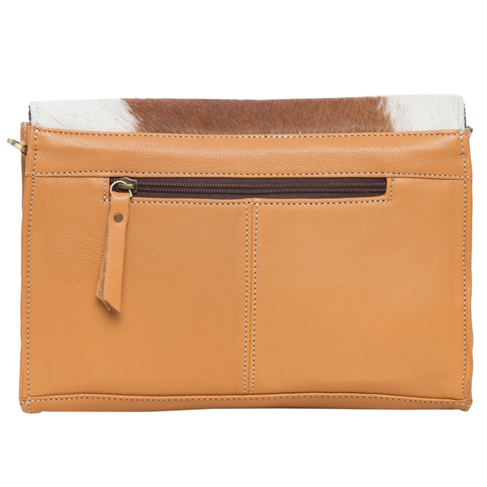 Sammi – Genuine Tooled Leather and Cowhide Bag